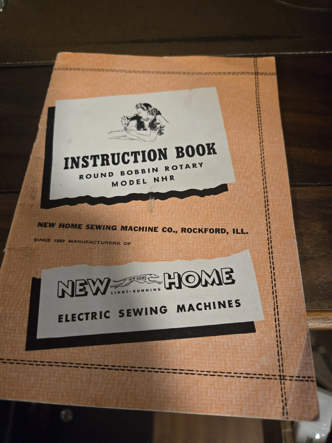 New Home Electric Sewing Machine Instruction Book - Model NHR - photo 3