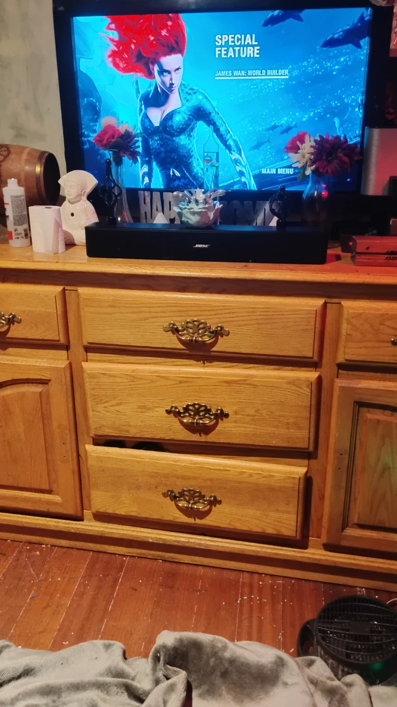 Wooden Dresser with Drawers