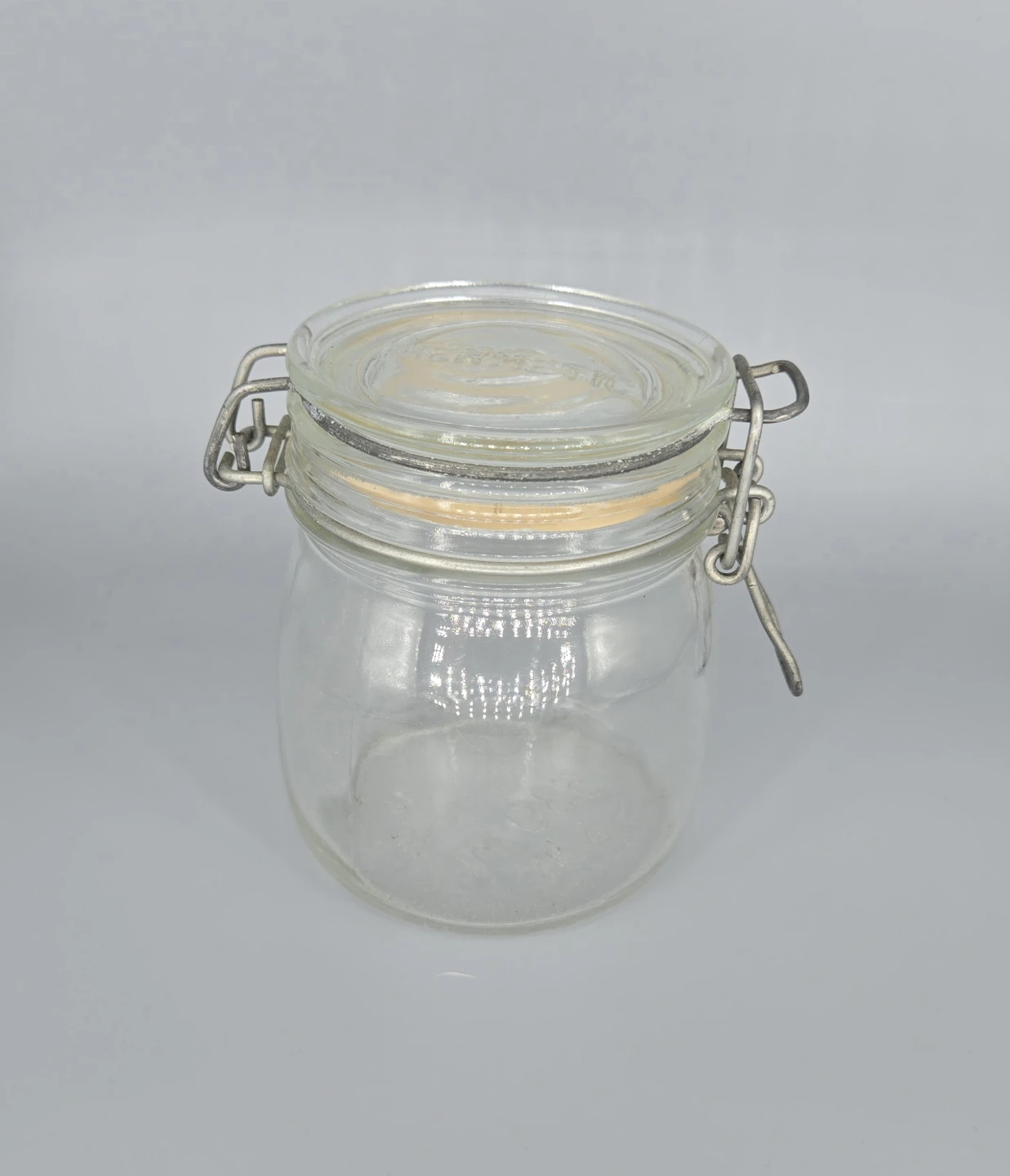 Glass Storage Jar with Swing-Top Lid