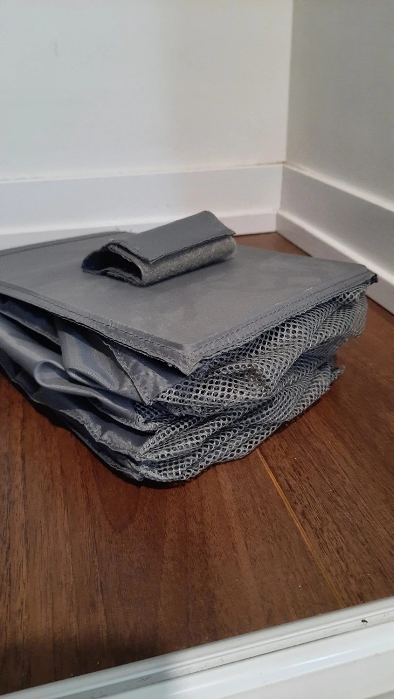 Grey Fabric Hanging Closet Organizer - photo 5