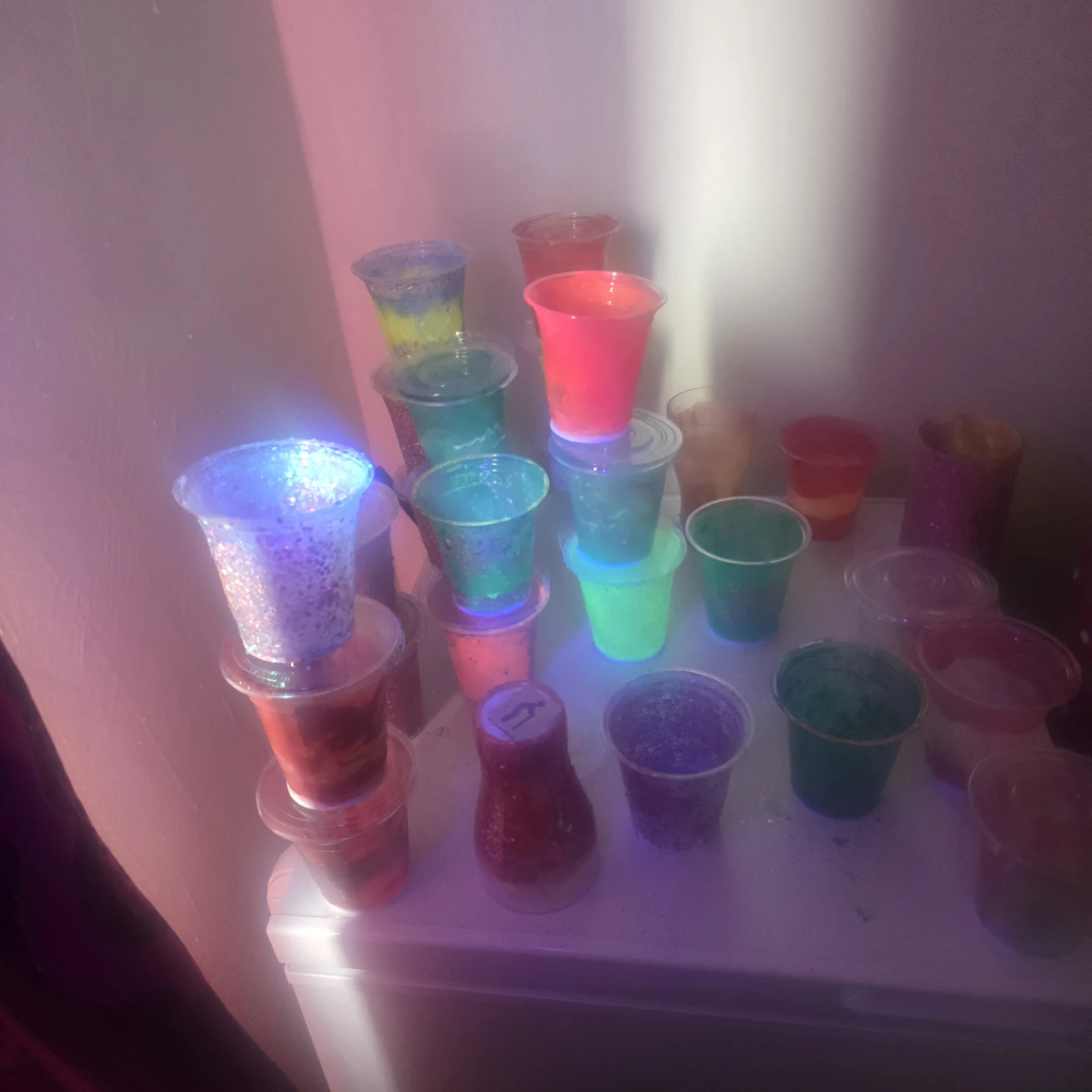 Glow Cups for Mothers day