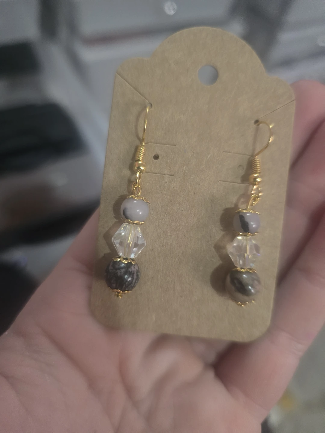 Beaded Drop Earrings