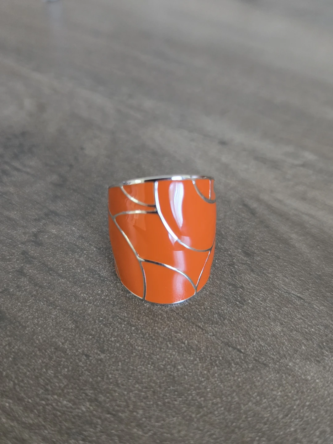 ELLE Orange and Silver Ring - photo 2