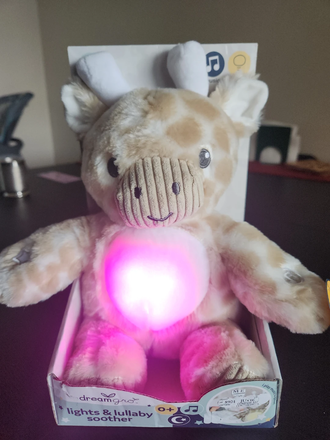 Dream Baby Lights & Lullaby Soother Giraffe Plush Toy - photo 3