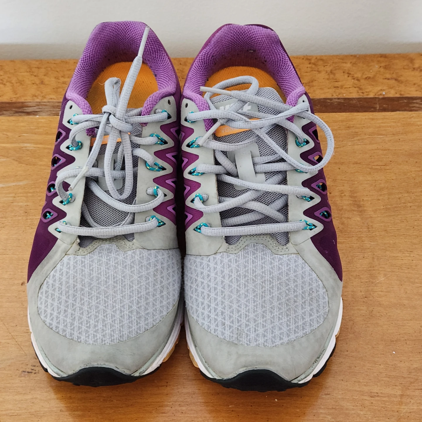 Nike Women's Running Shoes - Purple/Grey, Size 10