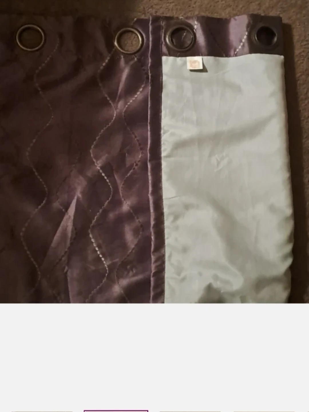 3 NEW CURTAINS PANELS PURPLE with Grommets 84" L - photo 2