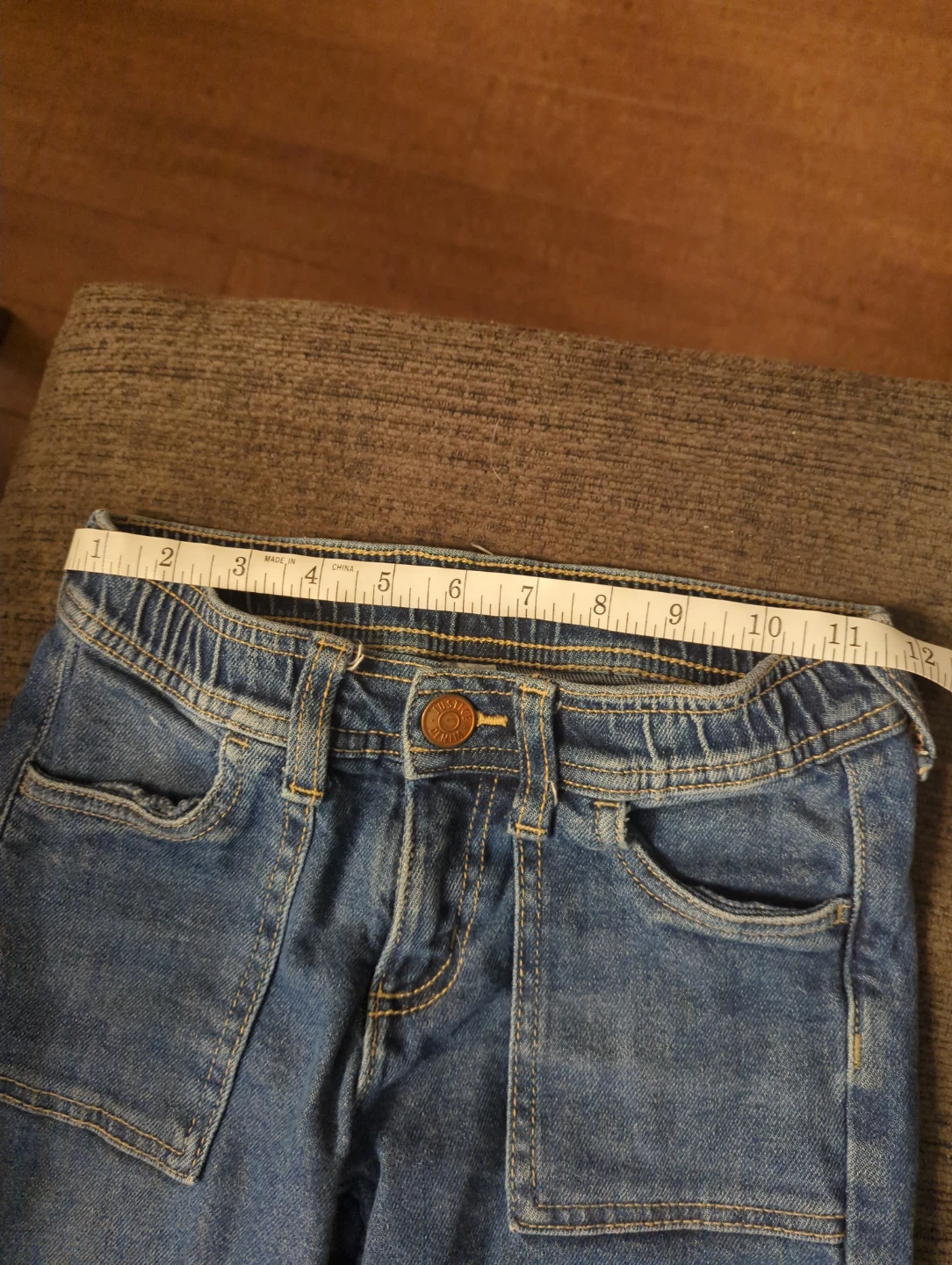 Denim Cargo Pants - photo 4