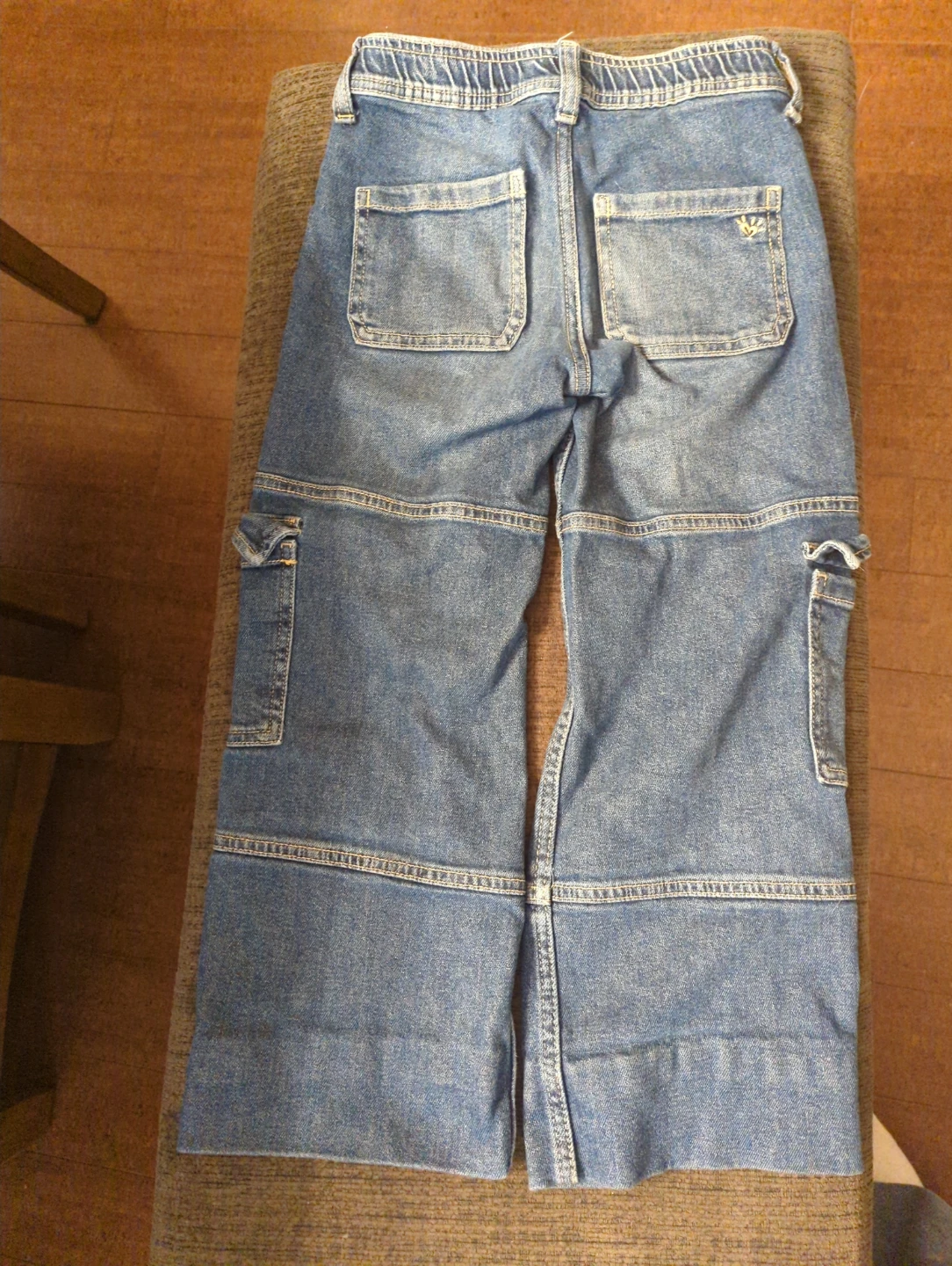 Denim Cargo Pants - photo 2