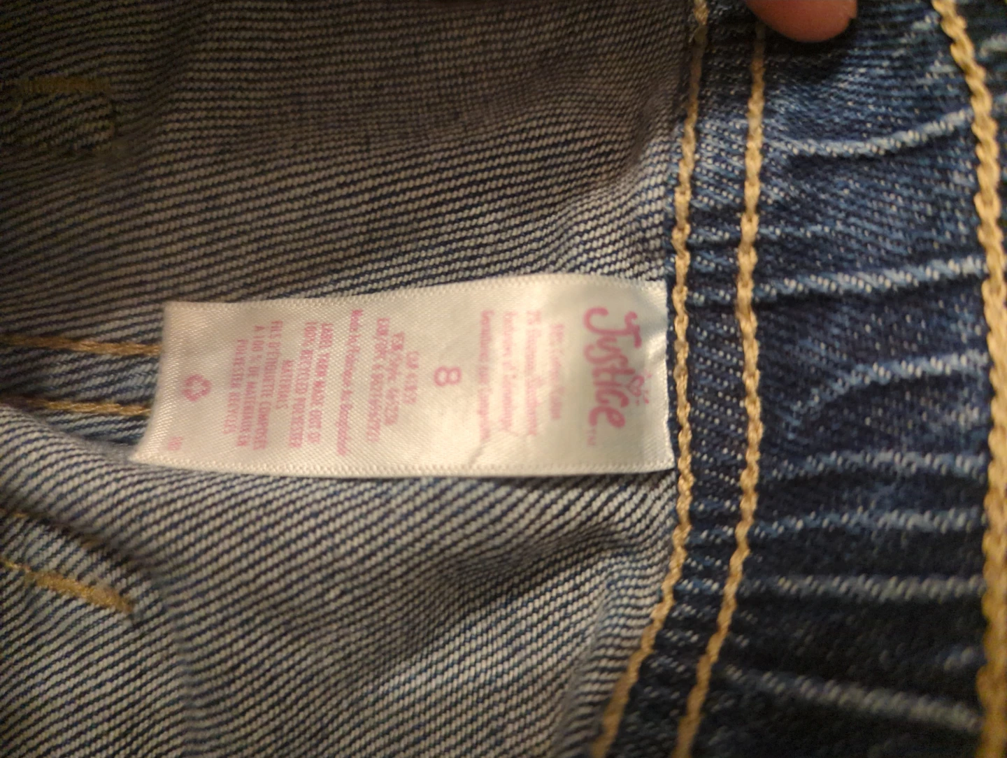 Denim Cargo Pants - photo 3