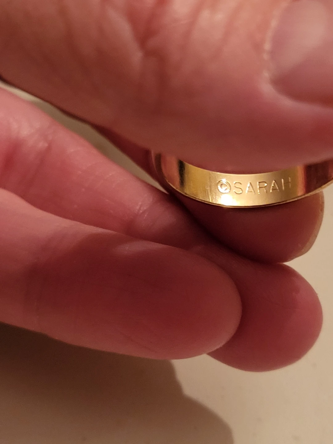 Sarah Coventry Gold Plated Textured Ring - photo 5