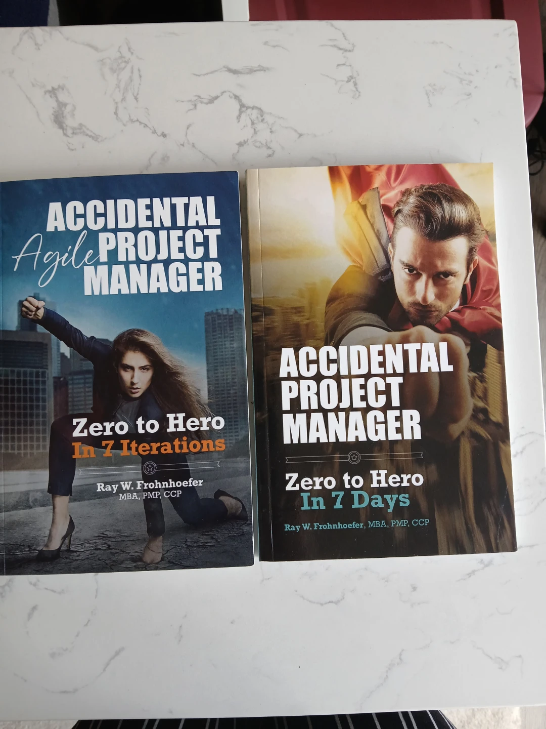 Accidental project manager + accidental agile PM books