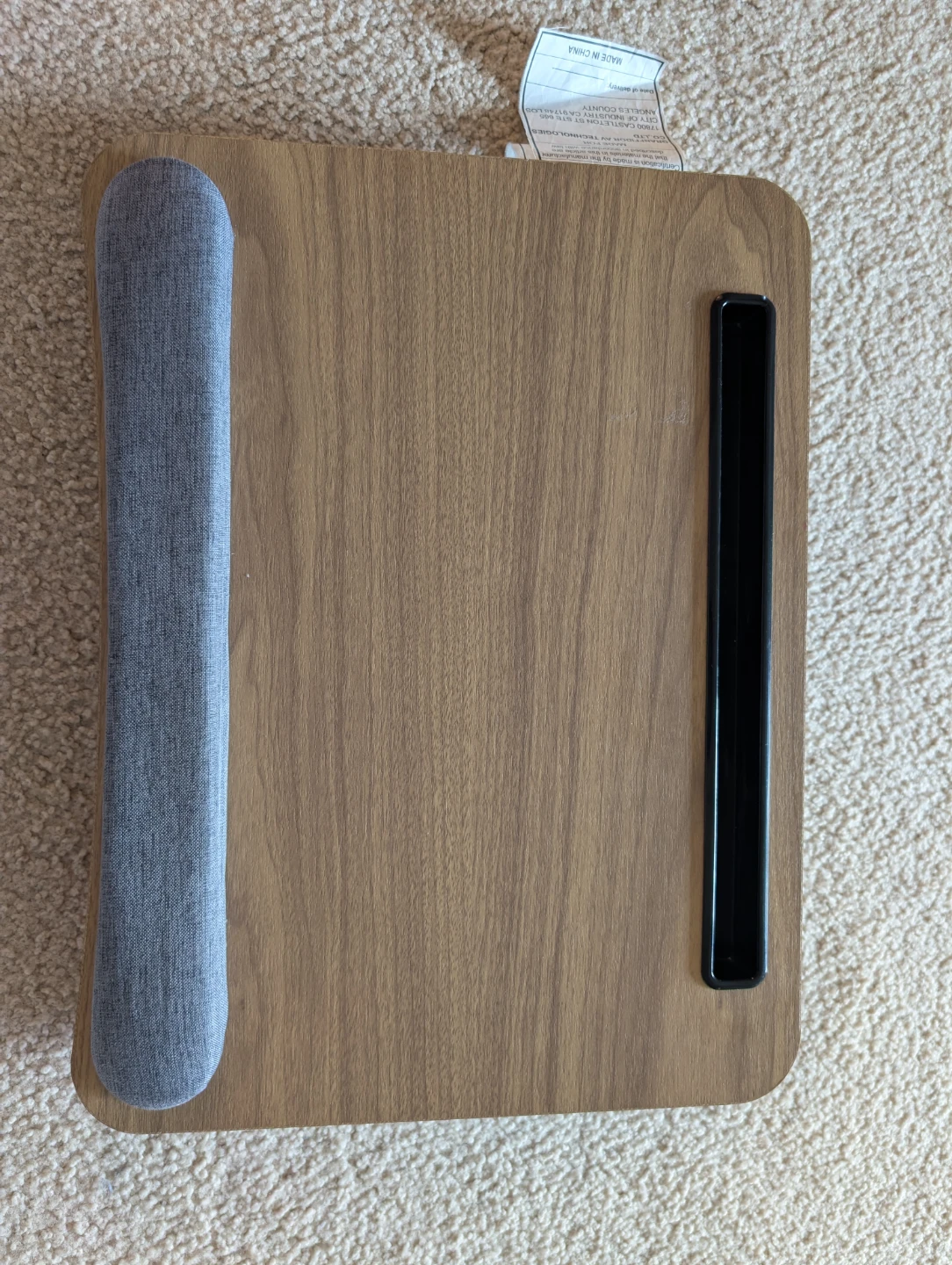 Portable Lap Desk with Wrist Rest