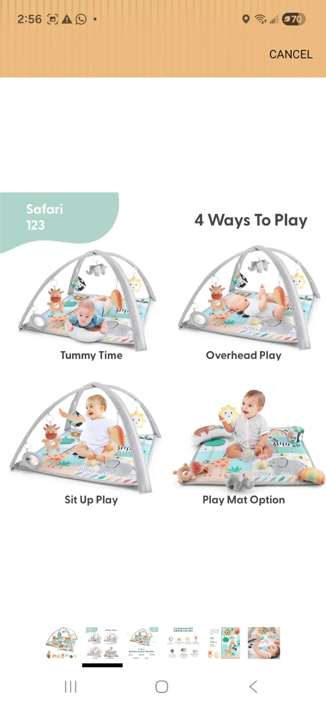 7-in-1 Activity Gym & Play Mat - photo 2