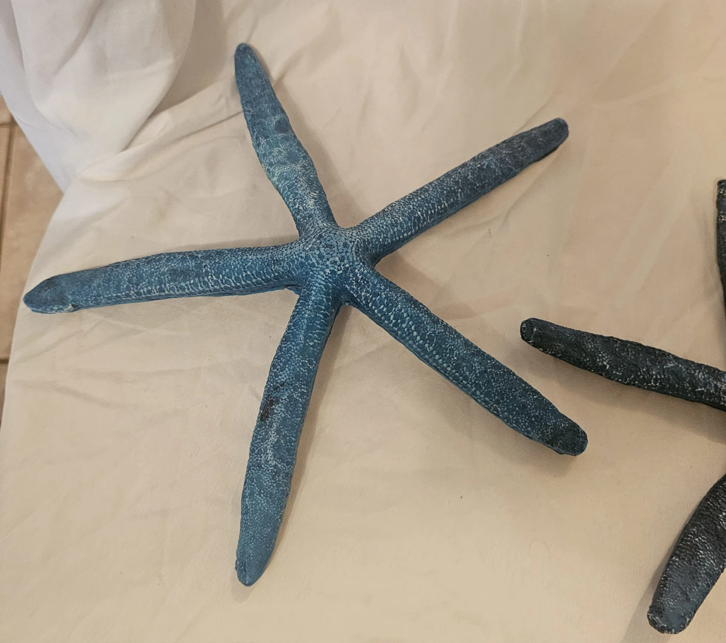 2 Blue and White Starfish Nautical Decoration - photo 3
