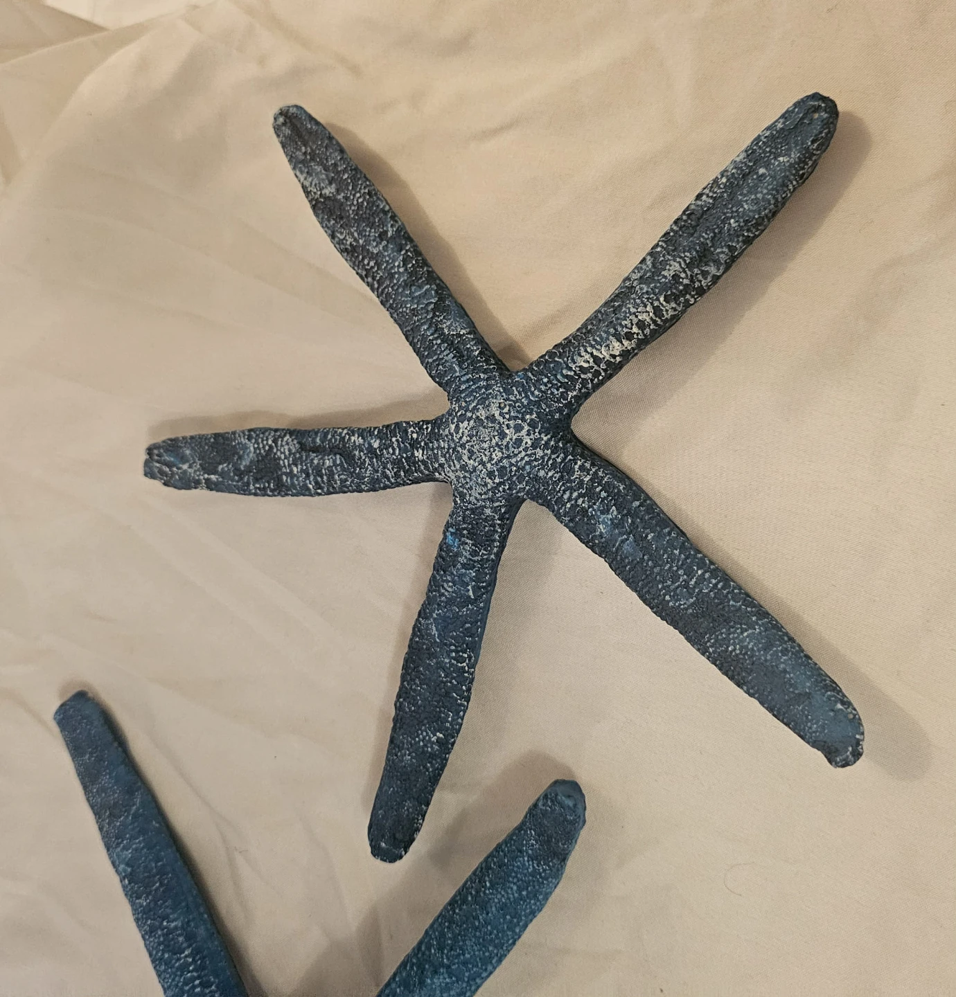 2 Blue and White Starfish Nautical Decoration - photo 5