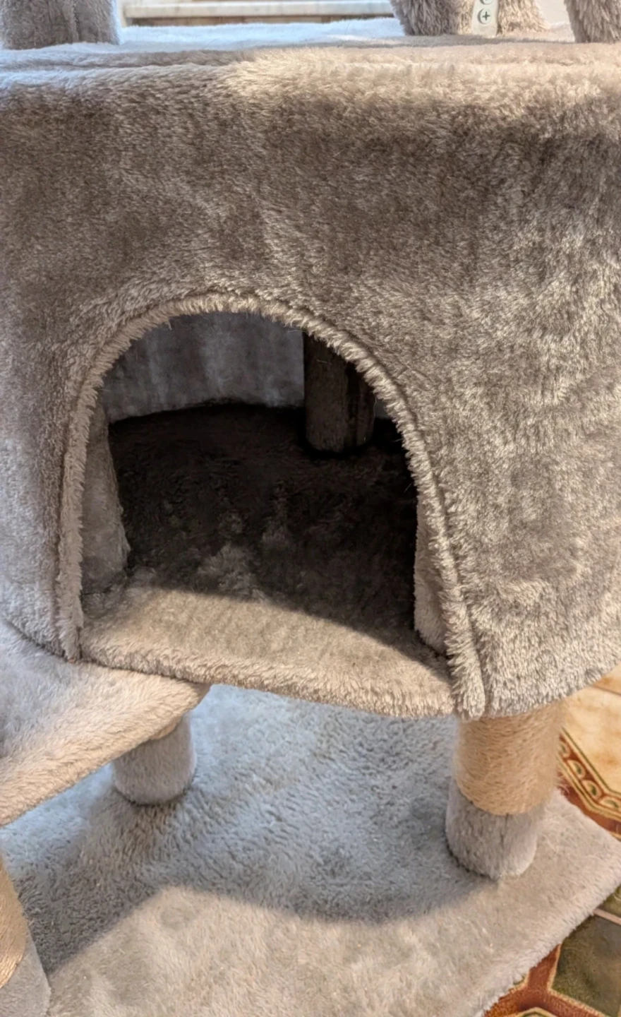 Grey Cat Tree Condo with Hammock and Perches - photo 4