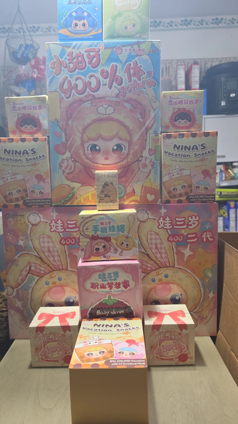 Blind Box Toys-Nina's Vacation Snacks, Samuel, Cuteley Rabbit...