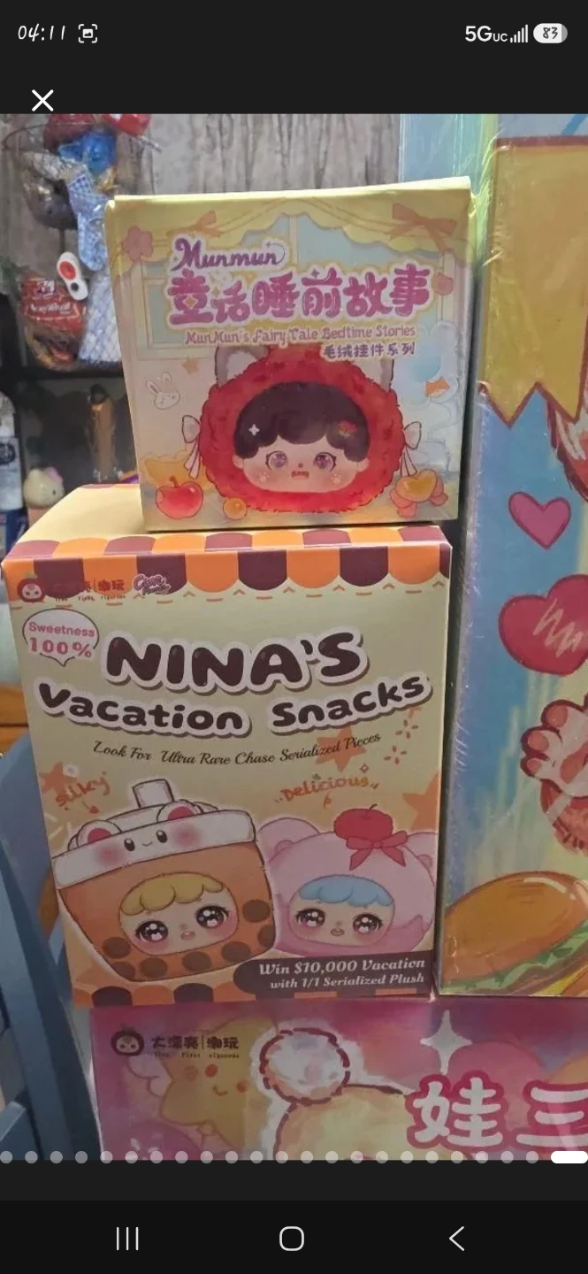 Blind Box Toys-Nina's Vacation Snacks, Samuel, Cuteley Rabbit... - photo 3