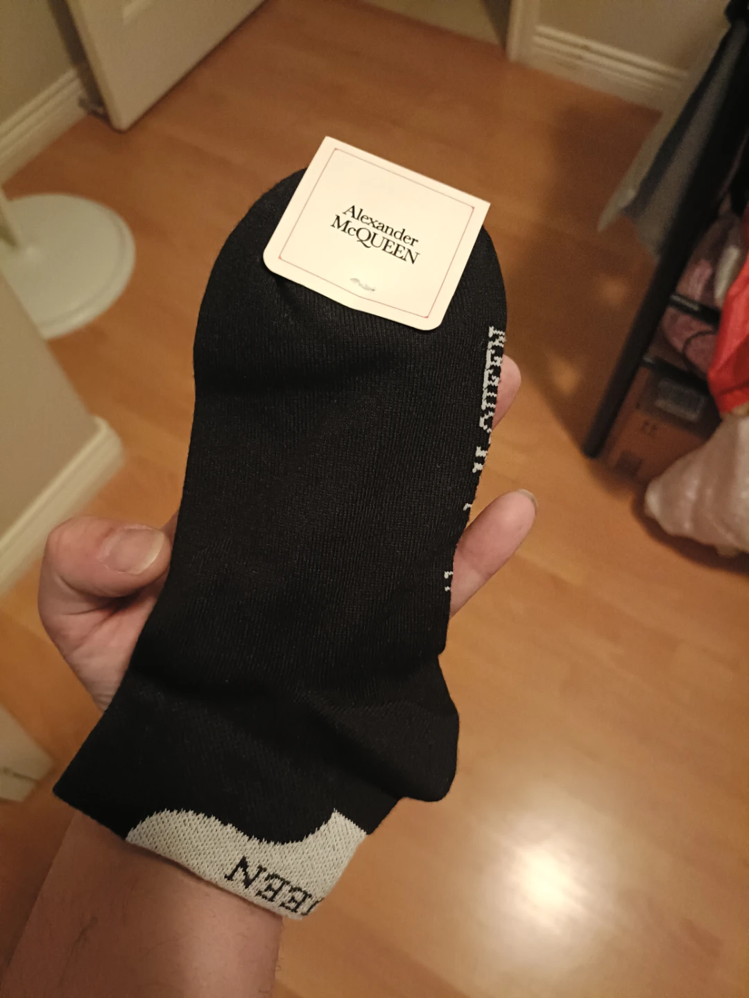 Alexander McQueen Black Socks Size M - photo 2