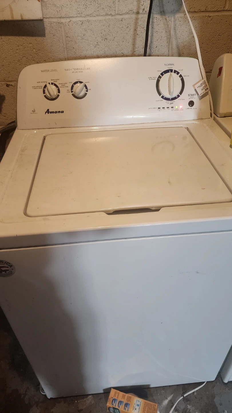 Amana Top Load Washing Machine