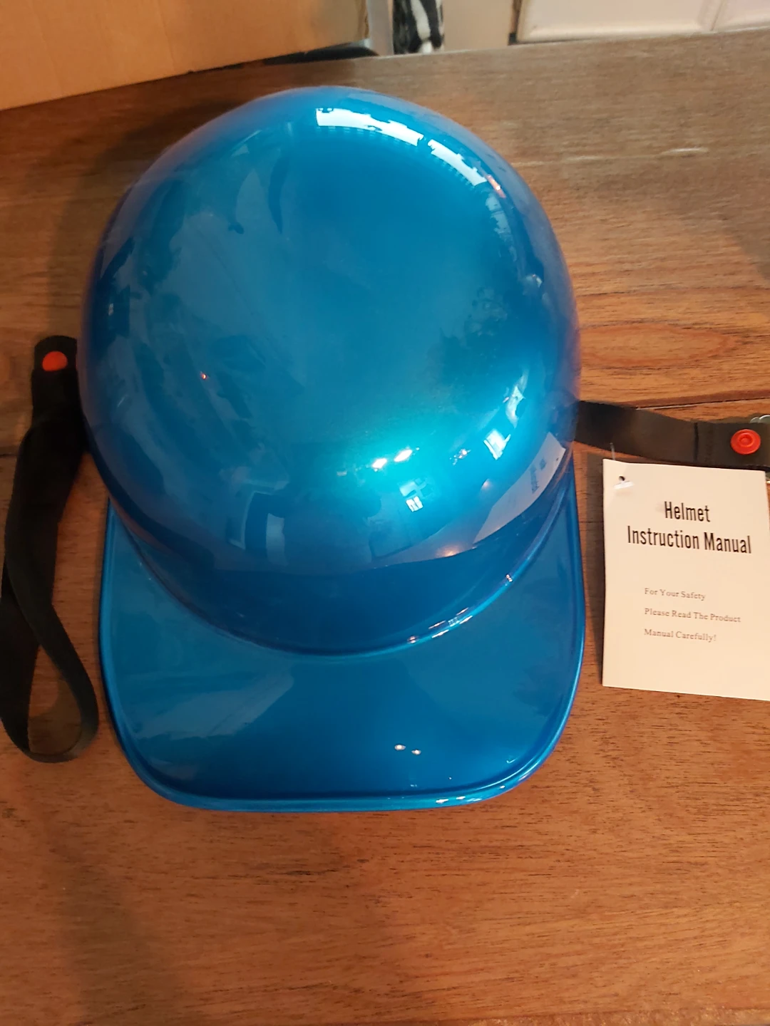 Blue DOT Motorcycle Helmet MEDIUM