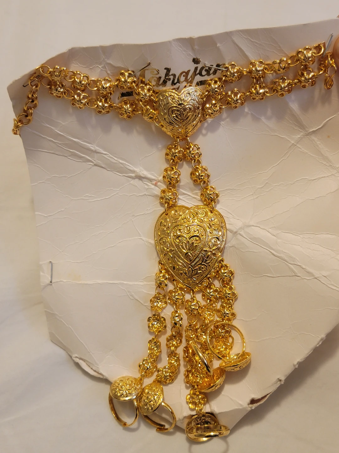 Gold-tone Handpiece with Rings - photo 2
