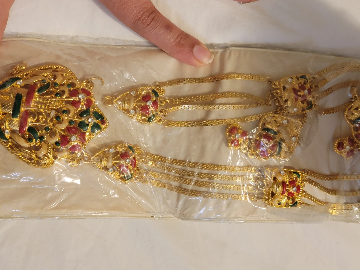 Gold-tone Handpiece with Rings - photo 5