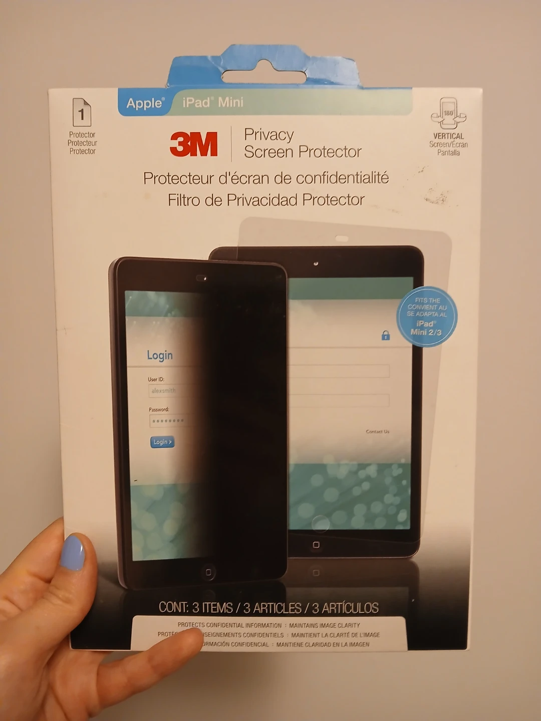 3M Privacy Screen Protector for Apple iPad Mini