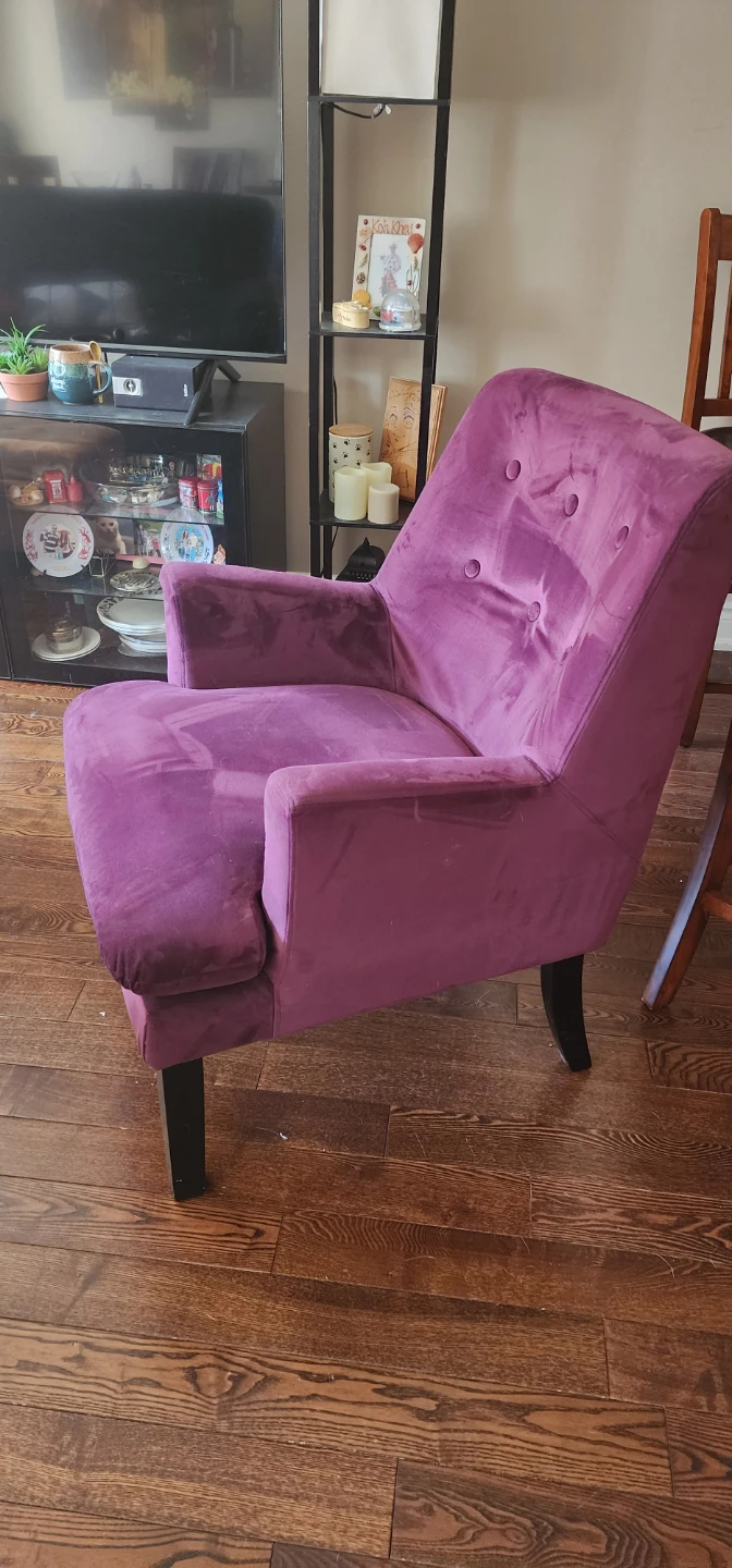 Purple Velvet Accent Chair Two chair 100$ each