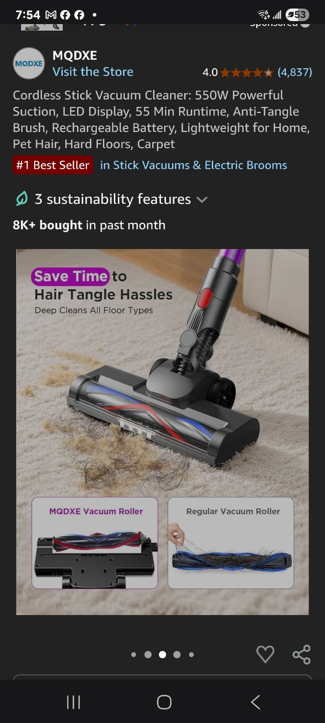 MQDXE Cordless Stick Vacuum Cleaner - photo 4