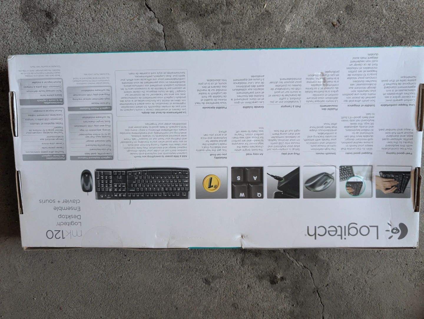 Logitech MK120 Desktop Keyboard and Mouse Combo - photo 2