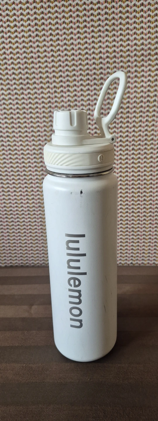 Lululemon White Water Bottle