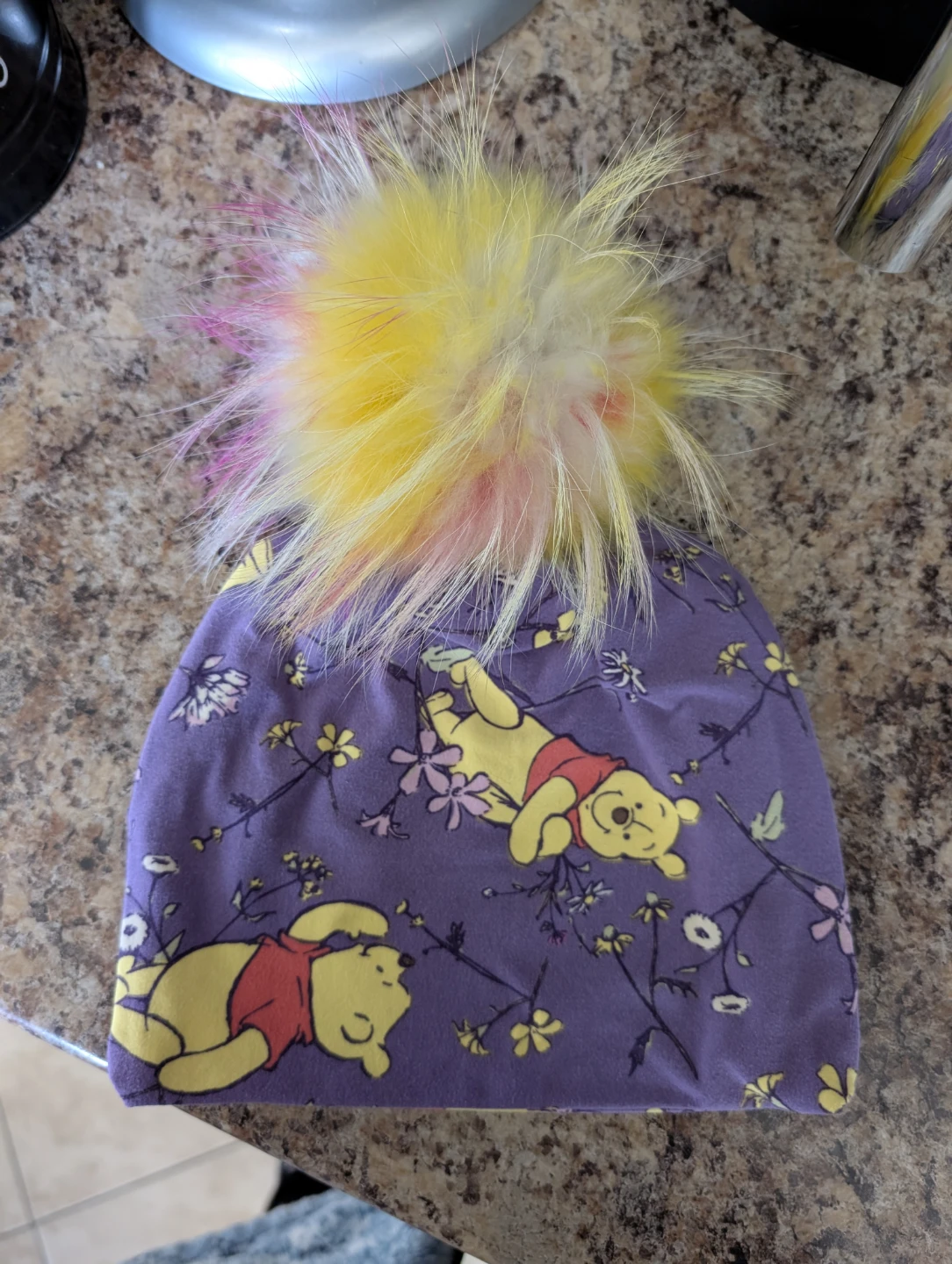 Winnie the Pooh Beanie with Faux Fur Pom - photo 2