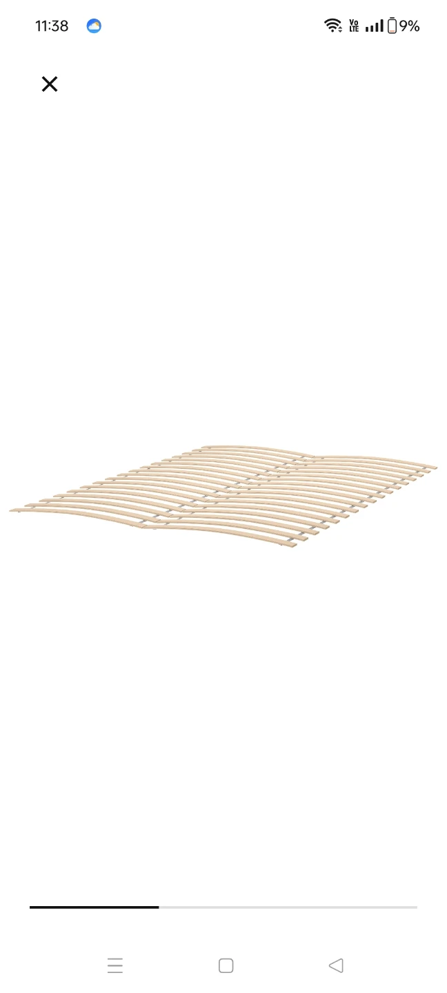 IKEA Wooden Pine Full Size bedframe - photo 2