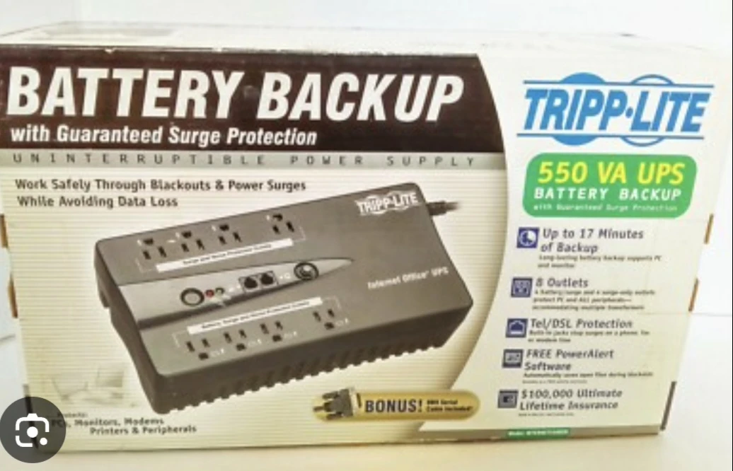Tripp-Lite 600VA UPS Battery Backup 🌱