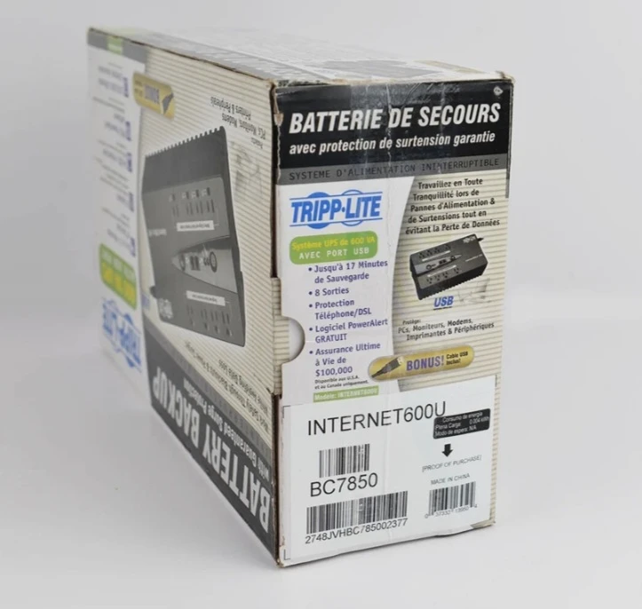 Tripp-Lite 600VA UPS Battery Backup 🌱 - photo 4