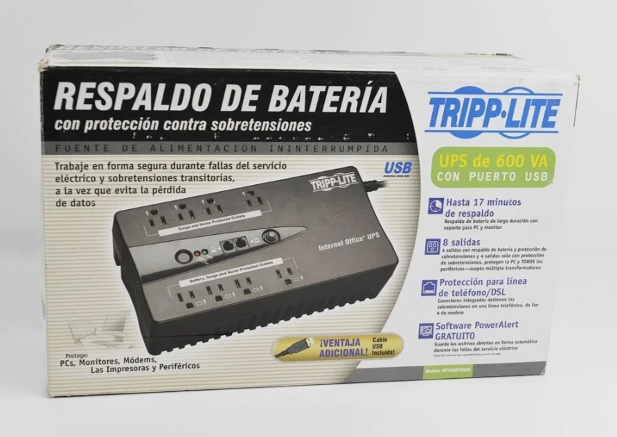 Tripp-Lite 600VA UPS Battery Backup 🌱 - photo 5