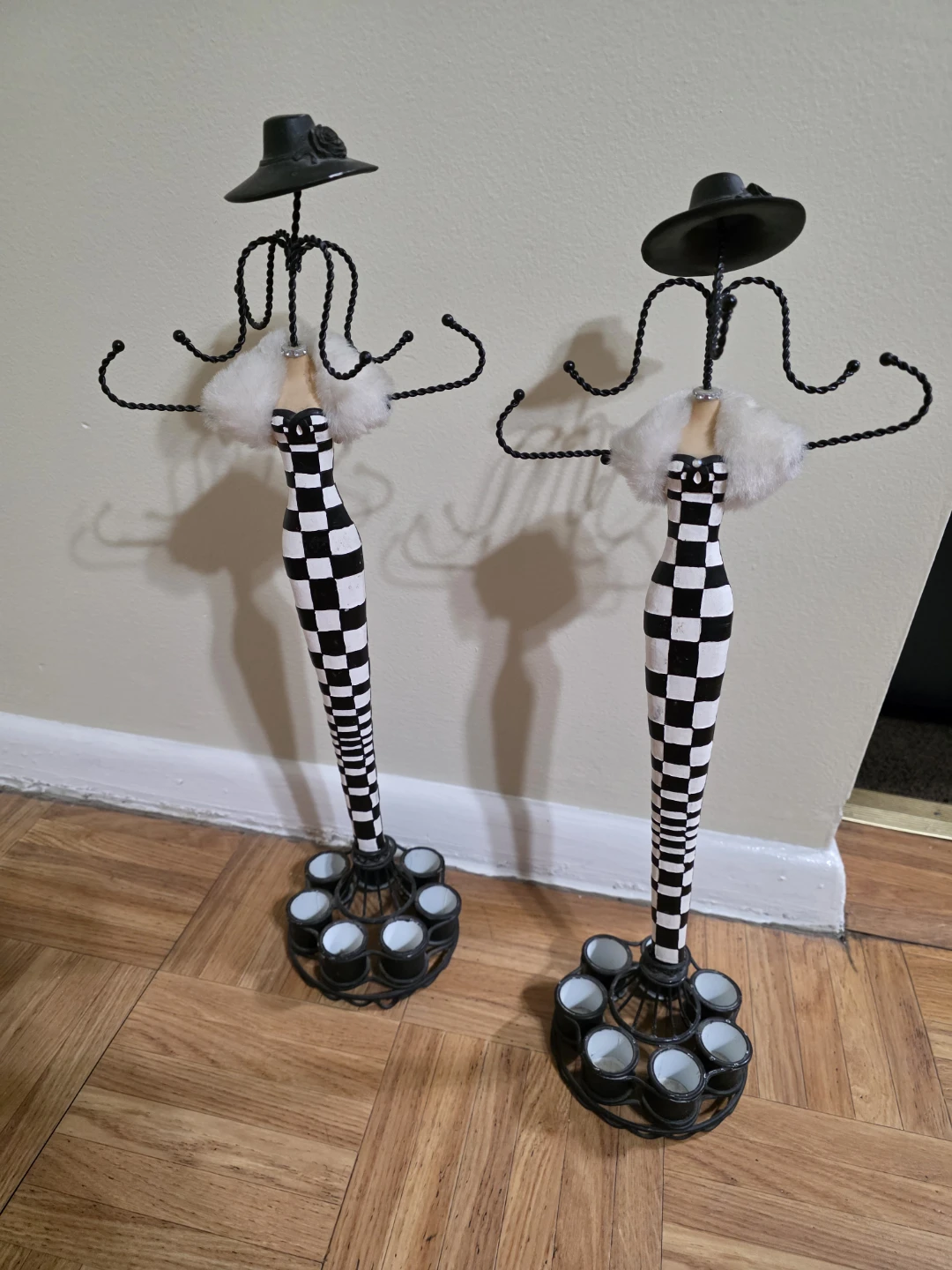 Set of 2 Mannequin Style Jewelry Organizers