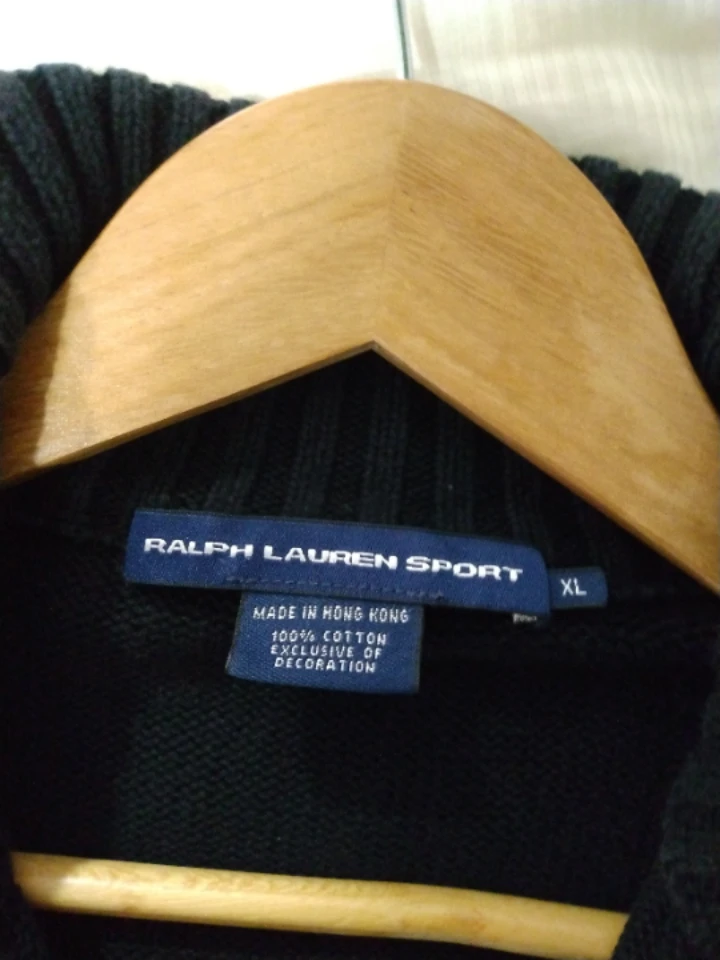 Ralph Lauren Sport Black Zip-Up Sweater - photo 3