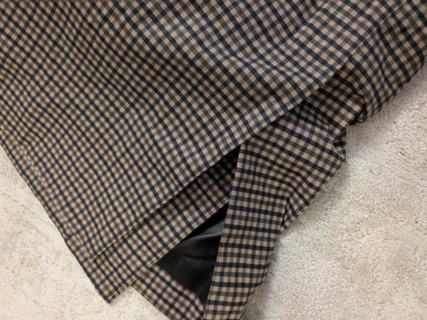 H&M Plaid Trench Coat Size 42R - photo 4
