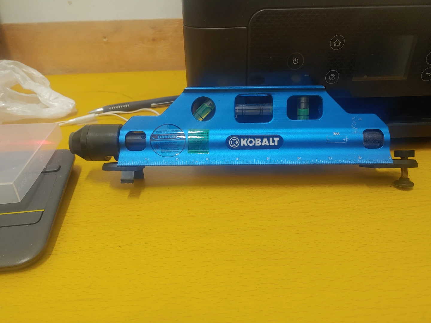Kobalt Blue Laser Level with Spirit Levels
