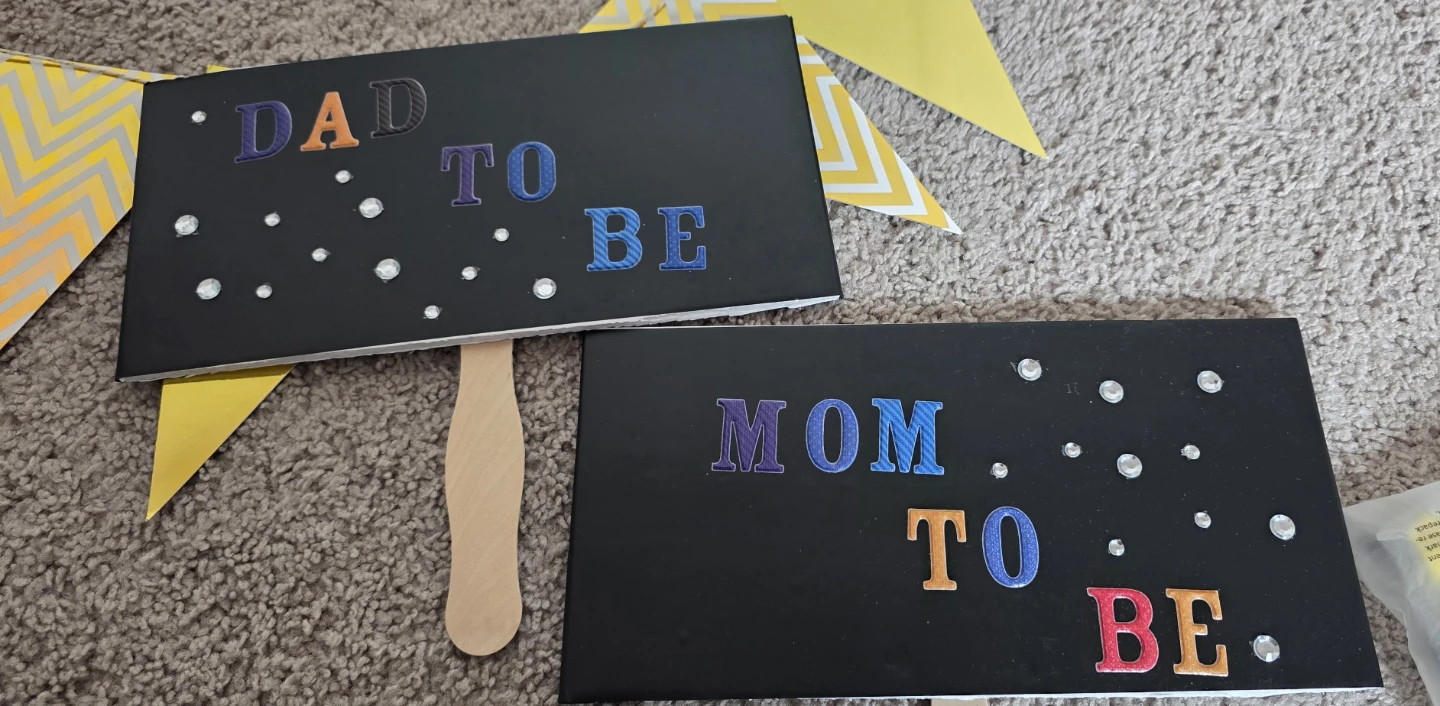 Mom & Dad to Be Signs and Baby Shower Decorations - photo 3