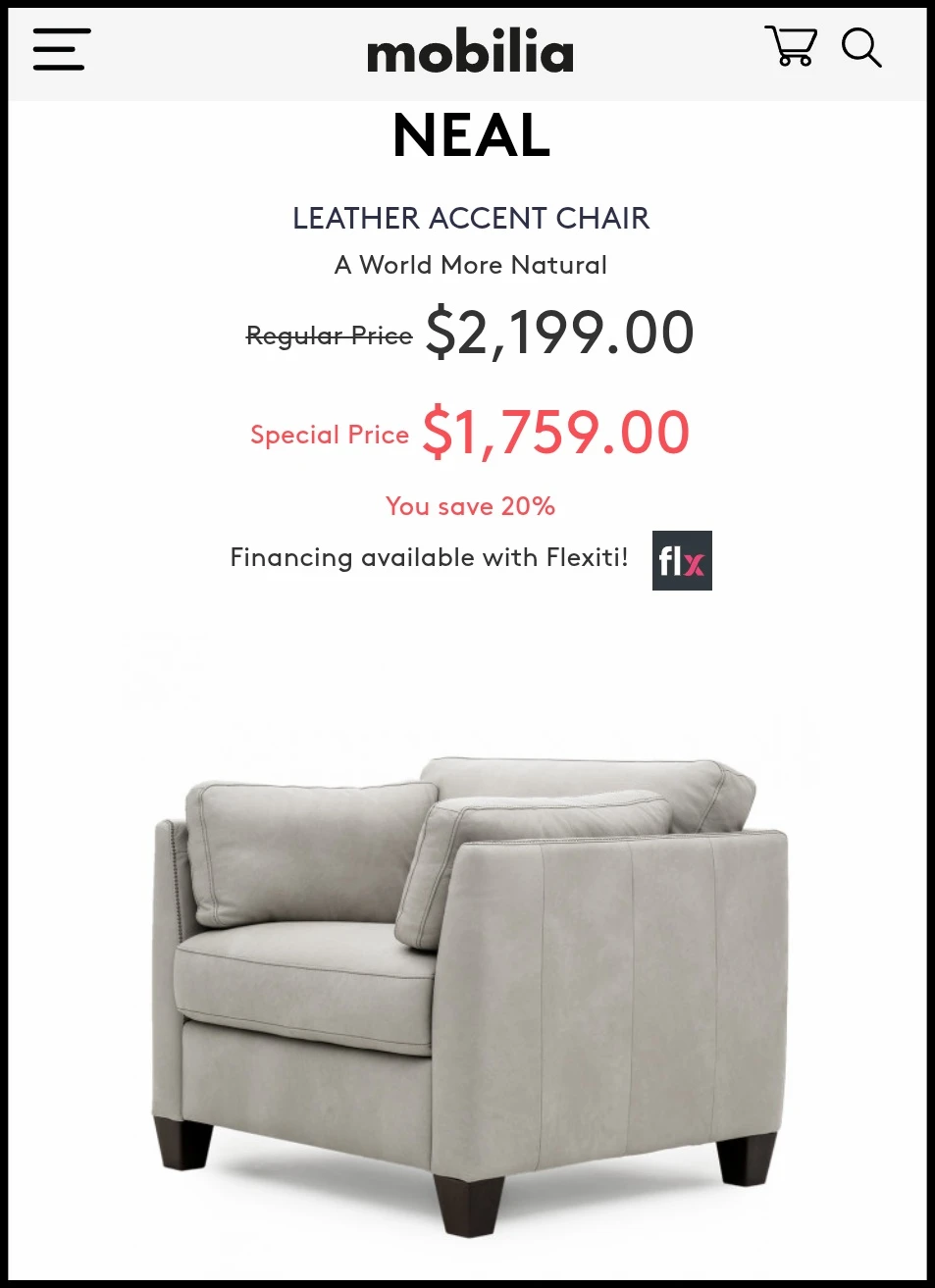 Mobilia living room set (1 couch +1 chair ) - photo 4