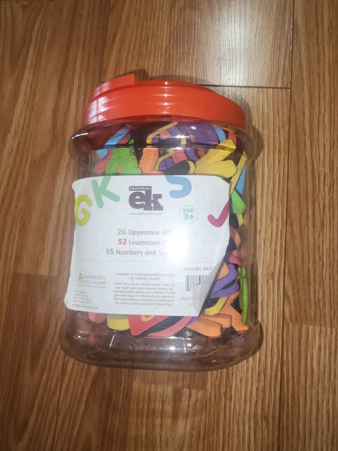 Edushape EK 93 Foam Magnetic Letters and Numbers - photo 2