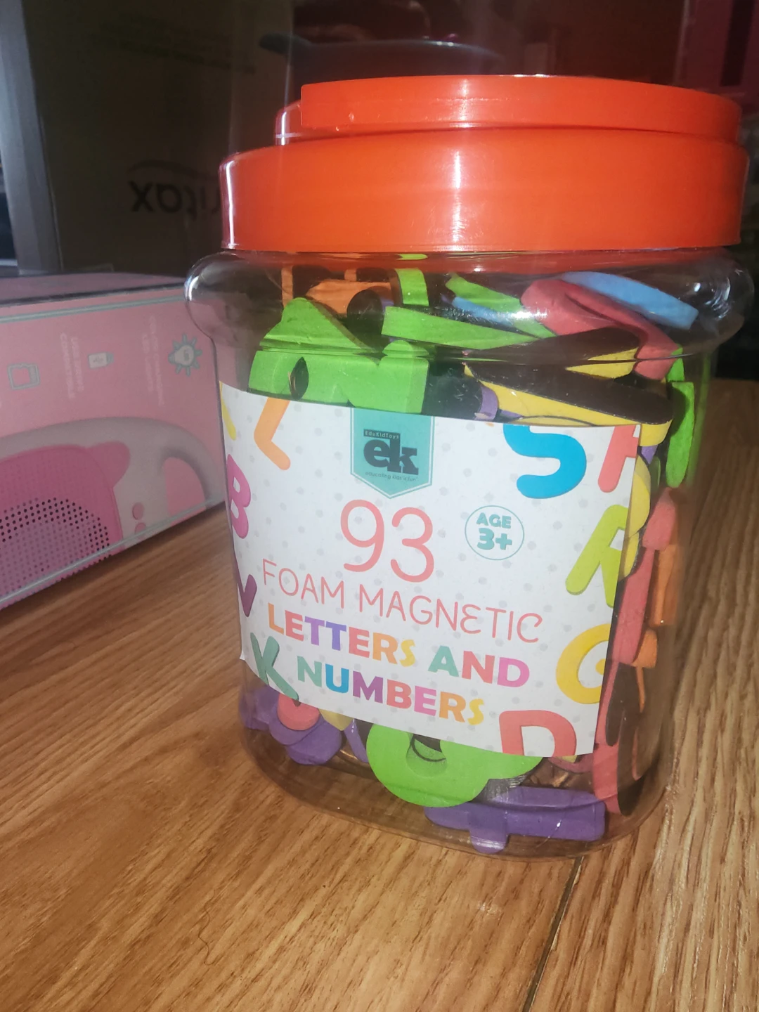 Edushape EK 93 Foam Magnetic Letters and Numbers - photo 3