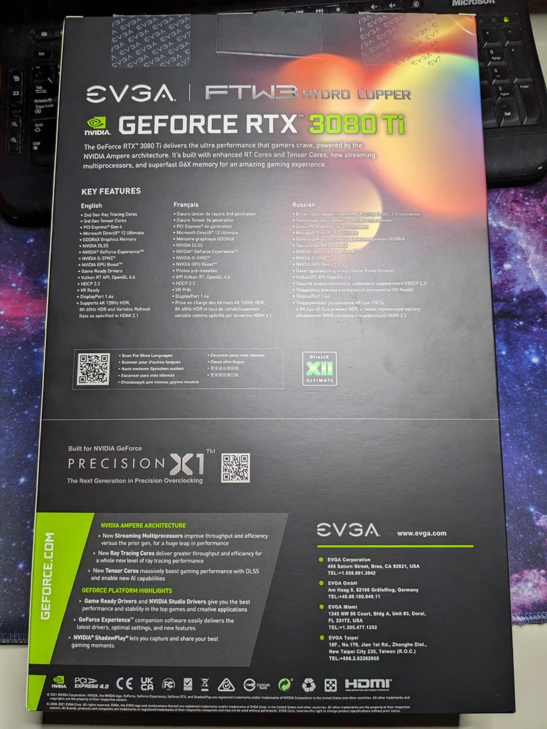 EVGA GeForce RTX 3080 Ti FTW3 Hydro Copper Graphics Card - photo 2