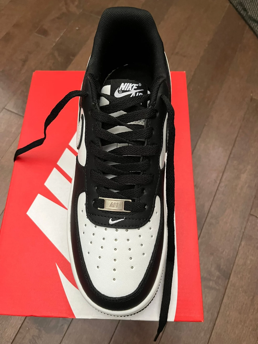 New Nike Air Force 1 Black & White Shoes - photo 4