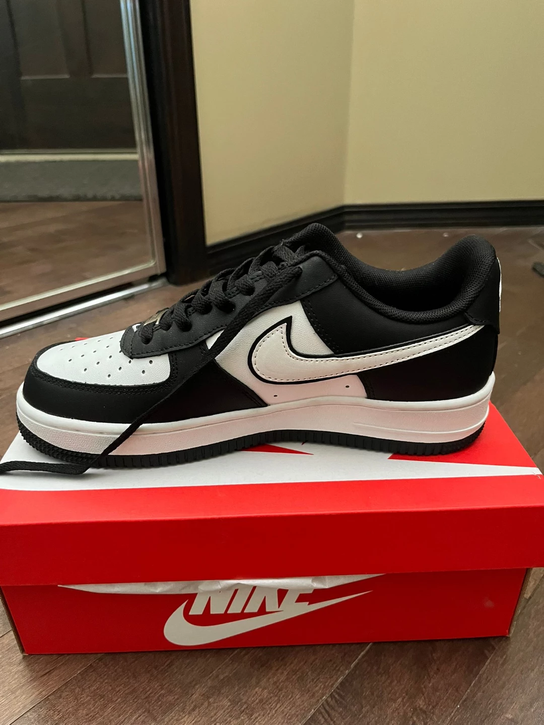 New Nike Air Force 1 Black & White Shoes - photo 5