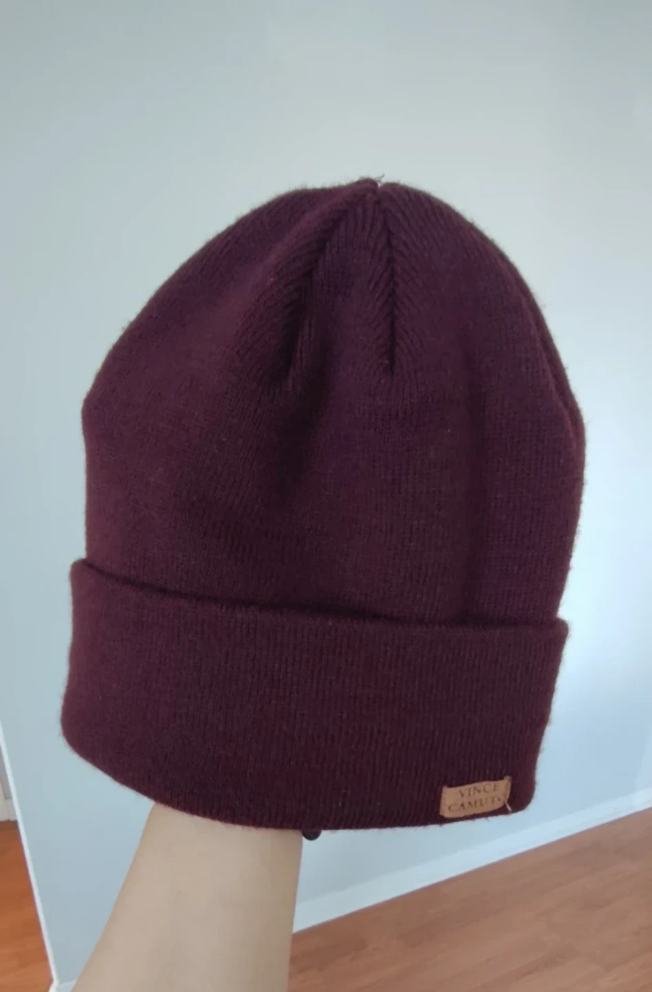 Vince Camuto Knit Beanie - Burgundy