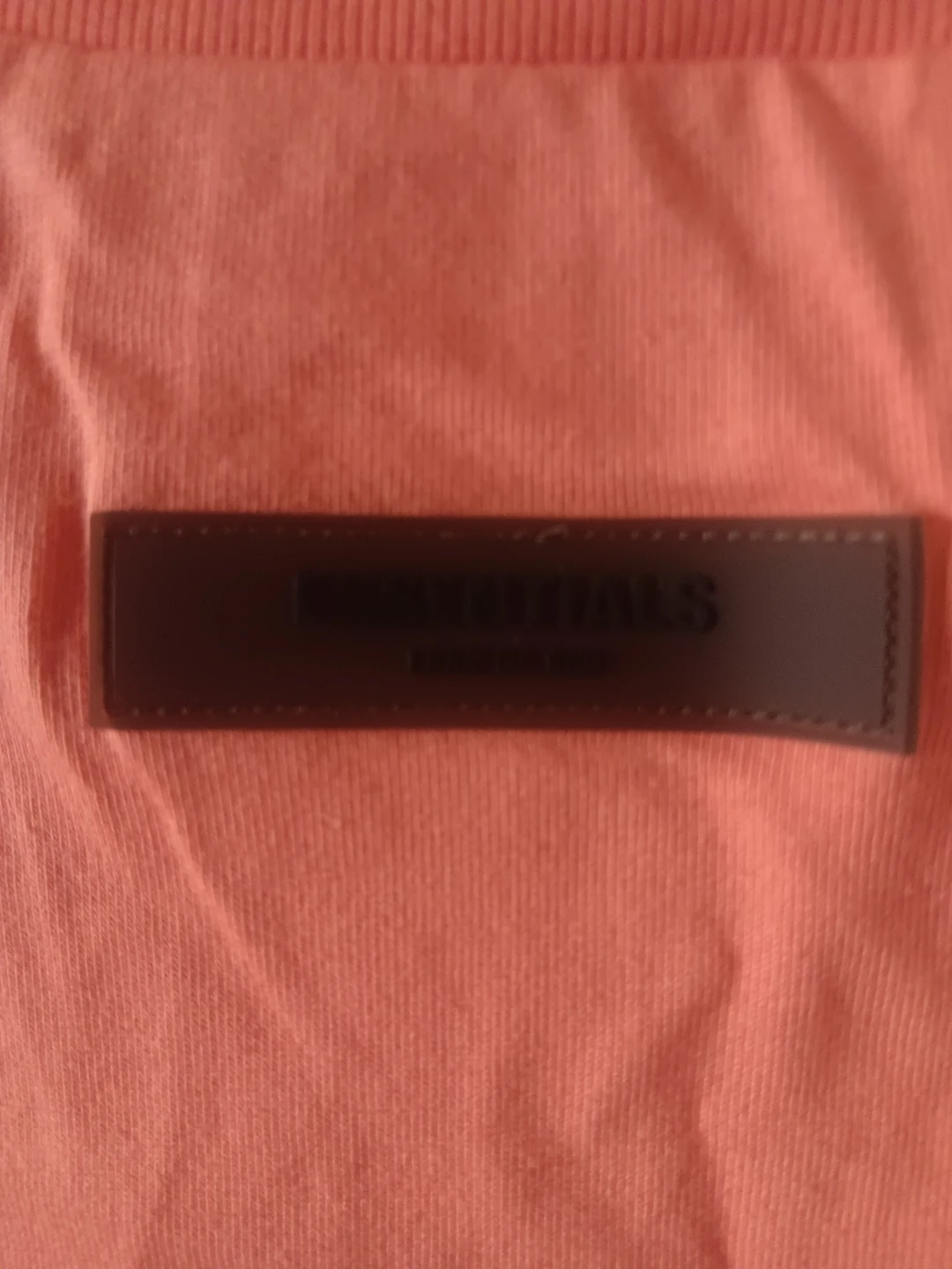 Fear of God Essentials T-Shirt Coral - photo 4
